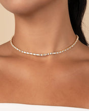 Load image into Gallery viewer, Blanche Adjustable CZ Tennis Necklace
