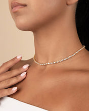 Load image into Gallery viewer, Blanche Adjustable CZ Tennis Necklace
