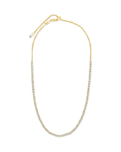 Load image into Gallery viewer, Mirabell Adjustable CZ Tennis Necklace
