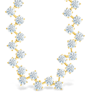 Load image into Gallery viewer, Carson Adjustable CZ Tennis Bolo Necklace
