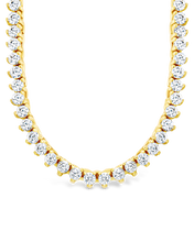 Load image into Gallery viewer, Perdita Brilliant Cut CZ Necklace
