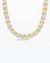 Load image into Gallery viewer, Marisol Princess Cut CZ Tennis Necklace
