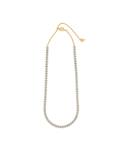 Load image into Gallery viewer, Trishna Noor Drop Tennis Necklace
