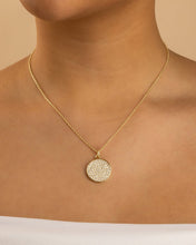 Load image into Gallery viewer, Pave CZ Circle Pendant
