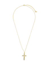 Load image into Gallery viewer, Pave CZ Cross Pendant
