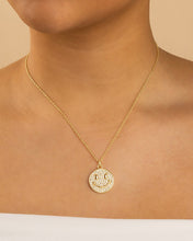 Load image into Gallery viewer, Pave CZ Positivity Pendant
