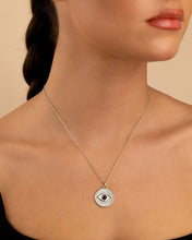 Load image into Gallery viewer, Pave CZ Evil Eye Pendant
