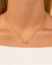 Load image into Gallery viewer, Sterling Silver Heart Bezel Set Pendant
