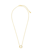 Load image into Gallery viewer, Sterling Silver CZ Interlocking Circle Pendant
