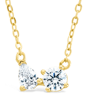 Load image into Gallery viewer, Sterling Silver Carolyn CZ Necklace
