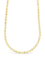 Load image into Gallery viewer, Round Disk Long Chain Necklace
