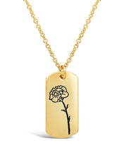 Load image into Gallery viewer, Birth Flower Pendant
