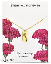 Load image into Gallery viewer, Birth Flower Pendant
