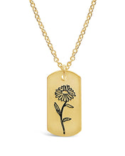 Load image into Gallery viewer, Birth Flower Pendant
