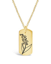 Load image into Gallery viewer, Birth Flower Pendant
