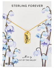 Load image into Gallery viewer, Birth Flower Pendant
