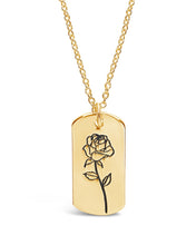 Load image into Gallery viewer, Birth Flower Pendant
