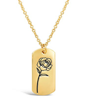 Load image into Gallery viewer, Birth Flower Pendant
