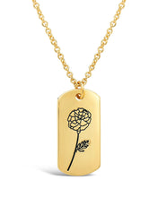 Load image into Gallery viewer, Birth Flower Pendant
