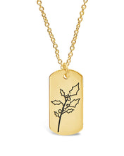 Load image into Gallery viewer, Birth Flower Pendant
