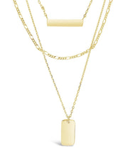 Load image into Gallery viewer, Triple Layered Bar Necklace
