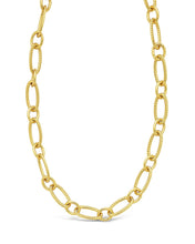 Load image into Gallery viewer, Textured Oval Link Chain
