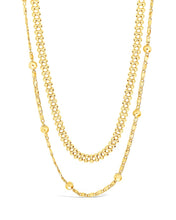 Load image into Gallery viewer, Layered Beaded Chain Necklace
