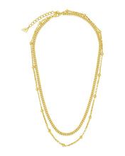 Load image into Gallery viewer, Layered Beaded Chain Necklace

