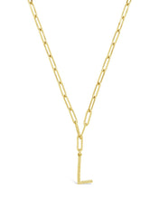 Load image into Gallery viewer, Braided Initial Pendant Necklace
