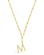 Load image into Gallery viewer, Braided Initial Pendant Necklace
