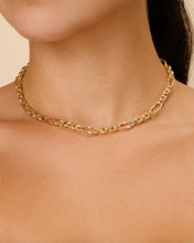 Load image into Gallery viewer, Tegan Textured Long Link Necklace
