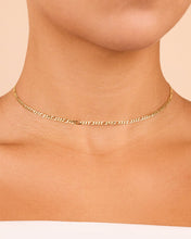Load image into Gallery viewer, Sterling Silver Figaro Chain Necklace
