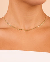 Load image into Gallery viewer, Sterling Silver Figaro Chain Necklace
