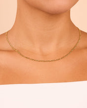 Load image into Gallery viewer, Sterling Silver Figaro Chain Necklace
