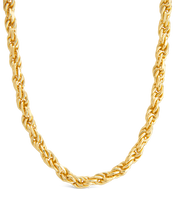 Load image into Gallery viewer, Sterling Silver Belen Dainty Rope Chain Necklace
