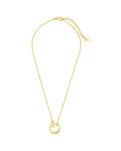 Load image into Gallery viewer, Mishel Mother of Pearl Interlocking Circles Pendant Necklace
