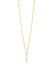 Load image into Gallery viewer, River Pearl Drop Chain Necklace
