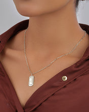 Load image into Gallery viewer, CZ Constellation Dog Tag Pendant Necklace
