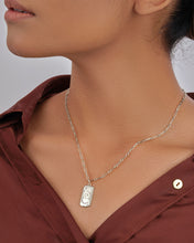 Load image into Gallery viewer, CZ Constellation Dog Tag Pendant Necklace
