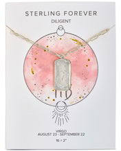 Load image into Gallery viewer, CZ Constellation Dog Tag Pendant Necklace
