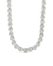 Load image into Gallery viewer, Helene Bezel CZ Tennis Necklace

