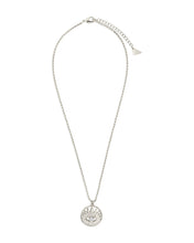 Load image into Gallery viewer, Mahana CZ Evil Eye Disk Necklace
