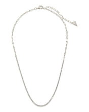 Load image into Gallery viewer, Dani Chain &amp; CZ Tennis Necklace

