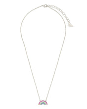 Load image into Gallery viewer, Rainbow CZ Pendant Necklace
