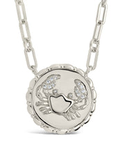 Load image into Gallery viewer, Bold CZ Zodiac Link Pendant Necklace
