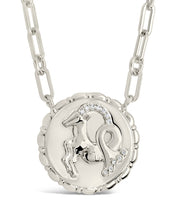 Load image into Gallery viewer, Bold CZ Zodiac Link Pendant Necklace
