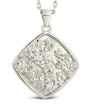 Load image into Gallery viewer, Ophelia CZ Floral Pendant Necklace
