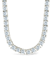 Load image into Gallery viewer, Jadon Adjustable CZ Tennis Necklace
