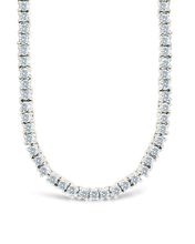 Load image into Gallery viewer, Mirabell Adjustable CZ Tennis Necklace
