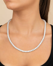 Load image into Gallery viewer, Marisol Round Cut CZ Tennis Necklace
